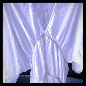 White boho style Zara shirt